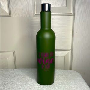 Cabernet Stainless Steel 25oz Water Bottle - Green